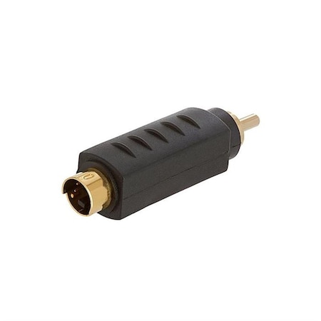 Cmple S-VHS 4Pin Plug to RCA Plug Adapter 1131-N